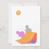 Invitation Garçon Skatepark (Dos)