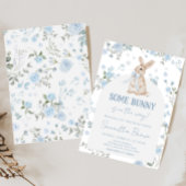 Invitation Garçon Un Baby shower De Lapin
