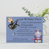 Invitation Garçonnes de Las Vegas pour un anniversaire (Debout devant)