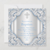 Invitation Garçons Angel Baptême (Dos)