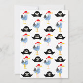 Invitation Garçons Anniversaire N'importe quel âge Fête Pirat (Dos)