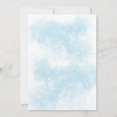 Invitation Garçons Aquarelle Enfants Bleu 18e anniversaire (Dos)