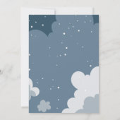 Invitation Garçons Astronaut moderne Anniversaire de enfant g (Dos)