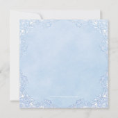 Invitation Garçons Bleu Rosary Christening (Dos)