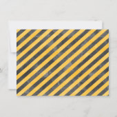 Invitation Garçons Excavateur Première fête d'anniversaire In (Dos)