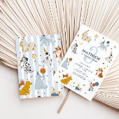 Invitation Garçons mignon chien Pawty 3e anniversaire