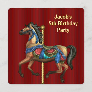 Invitation Garçons N'Importe Quel Numéro Fête d'anniversaire