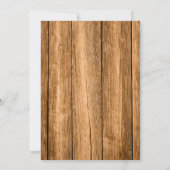 Invitation Garçons sauvages et trois tribus TeePee Troisième (Dos)