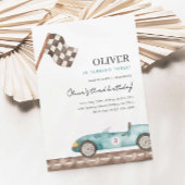 Invitation Garçons Voiture De Course Anniversaire, N'Importe 