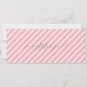 Invitation Garde d'enfants Cadeau rose Coupon Bon de certific (Dos)