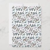 Invitation Garden Crest Rustique Kraft Fête des mariées Flora (Dos)