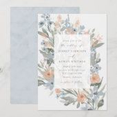 Invitation Garden Flourish (Devant / Derrière)