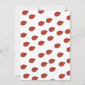 Invitation Garden Flower Little Love Bug Baby shower (Dos)