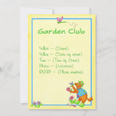 Invitation Garden Friends "Garden Club" (Dos)