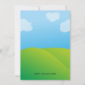 Invitation Garden Gnome Anniversaire de enfant Party (Dos)