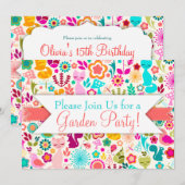 Invitation Garden Kitty (Devant / Derrière)