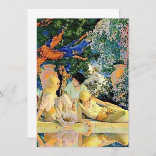 Invitation Garden Of Allah By Maxfield (Devant / Derrière)