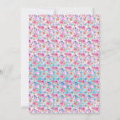 Invitation Garden Party Custom 50 et fabuleux 50e anniversair (Dos)