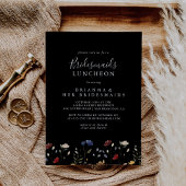 Invitation Garden Wildflower Bridesmaids Luncheon Shower