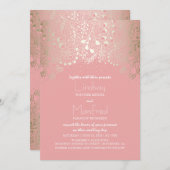 Invitation Garden Wonderland - Enchanted Mariage de bois (Devant / Derrière)