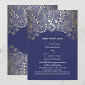 Invitation Garden Wonderland - Mariage floral de la forêt de (Devant / Derrière)