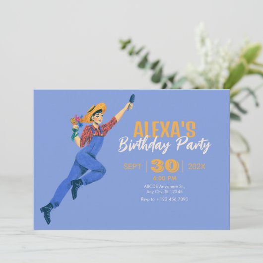 Invitation Gardener (Debout devant)