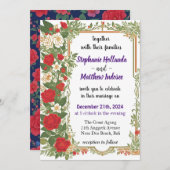 Invitation Gardenia Love Joie Evertemporary Engagement Mariag (Devant / Derrière)