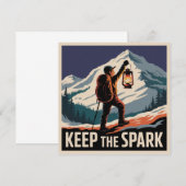 Invitation Garder l'étincelle (Devant / Derrière)