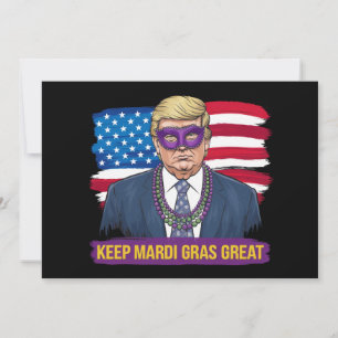 Invitation Garder Mardi Gras Grand Amusant Trump Mardi Gras 2