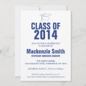 Invitation Gardez la cause calme que je reçois un diplôme (Dos)