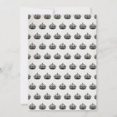 Invitation Gardez le calme Vintage Jalon Anniversaire Invitat (Dos)