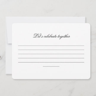 Invitation Gardez votre calme et tombez