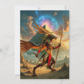Invitation Gardien de la Porte Céleste – Anubis (Dos)