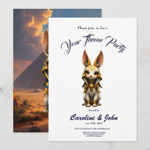 Invitation Gardien Ensoleillé – Lapin Relique du Désert.