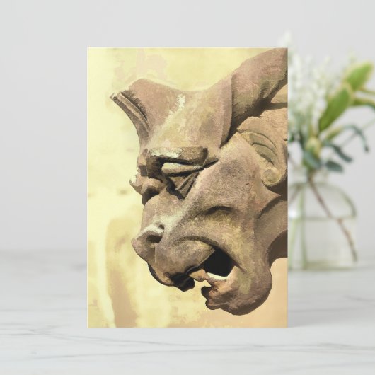 INVITATION GARGOYLE (Debout devant)