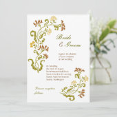 Invitation Garland d'automne (Debout devant)