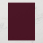 Invitation Garnet Teal Moody Bloom Wedding (Dos)