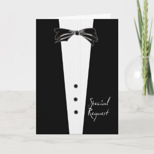 Invitation Gars d'honneur en smoking