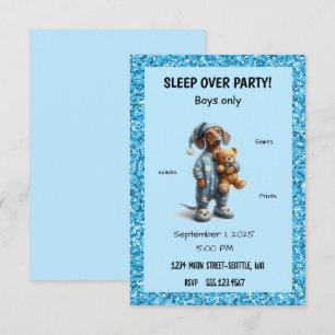 INVITATION GARYS PAJAMA PARTY