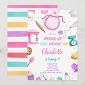 Invitation gâteau (Devant / Derrière)