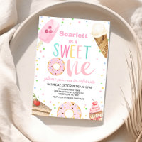 Gâteau à la crème glacée colorée sucré Un 1er anni