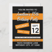 Invitation Gâteau Cupcake avec Étoile Foyer (Dos)