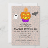 Invitation Gâteau cupcake de célébration sinistre pour l'anni (Devant)