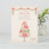 Invitation Gâteau d'anniversaire (Debout devant)