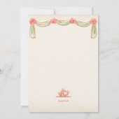 Invitation Gâteau d'anniversaire (Dos)