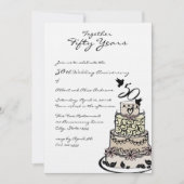 Invitation Gâteau d'anniversaire (Devant)