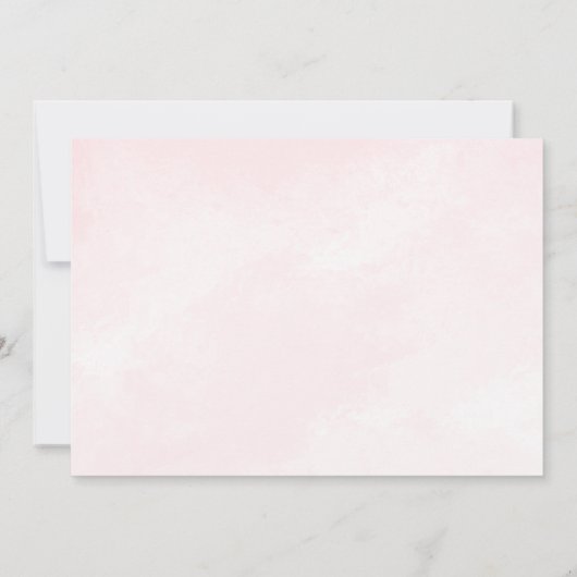 Invitation Gâteau d'anniversaire couleurs pastel (Dos)