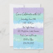 Invitation Gâteau d'anniversaire Fantaisie Personnalisé (Dos)