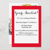 Invitation Gâteau de fille d'anniversaire rétro Chat Enfants  (Devant / Derrière)