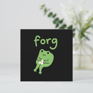 Invitation Gâteau de grenouille mignon Kawaii Meme Mignon est